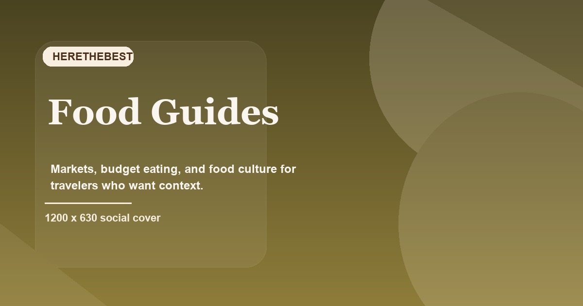 Heresthebest Food Discover Cover