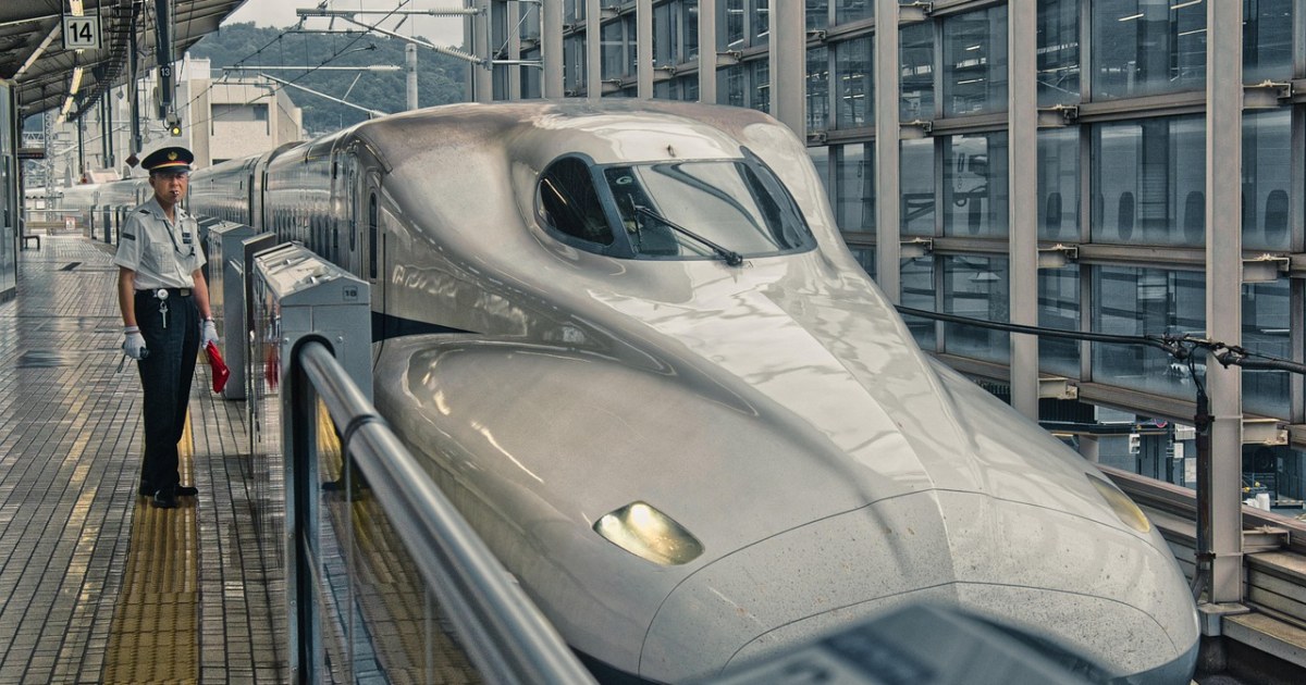 Japanese train and railway scene for a Japan Rail Pass cost comparison.